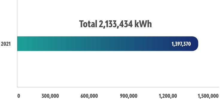 Projects Electricity Usage (kWH)